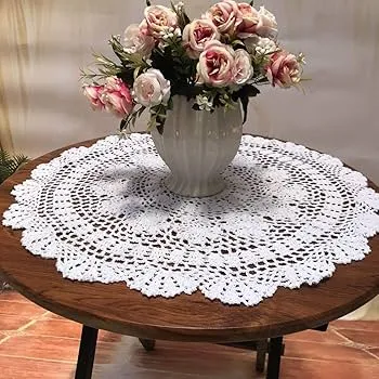 Sử dụng chart móc khăn trải bàn len họa tiết giúp tạo ra những sản phẩm trang trí nội thất tinh tế và sang trọng