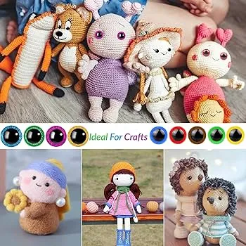 81gct9ukhjl-_ac_uf350350_ql80_ Mắt thú an toàn giúp các sản phẩm amigurumi trở nên có hồn và sinh động hơn