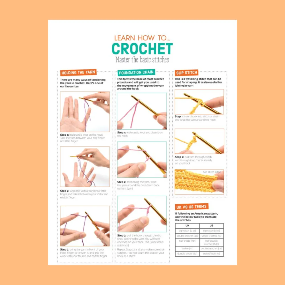 Nắm vững các mũi móc cơ bản giúp bạn thực hiện chart móc dễ dàng hơn