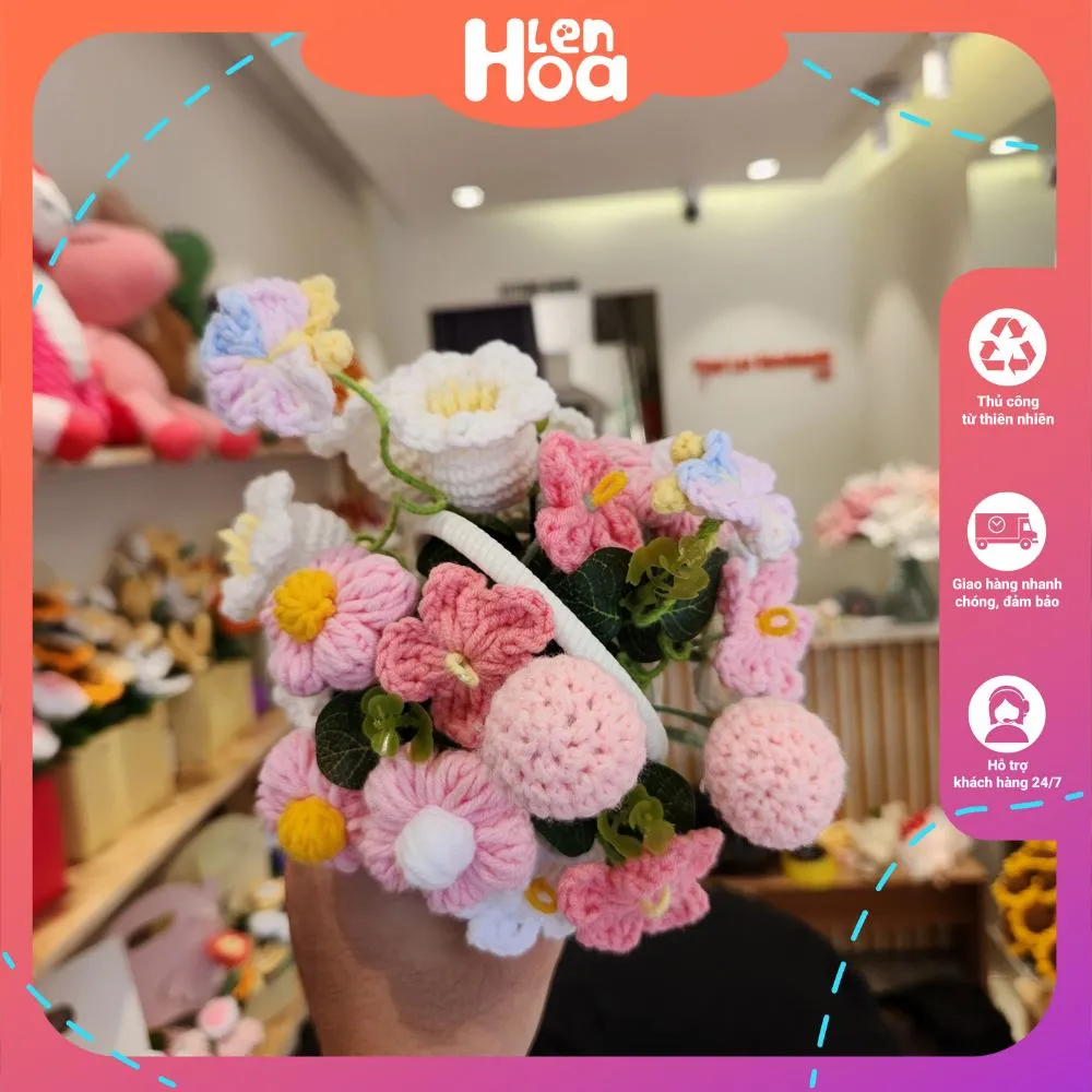 Hoa phượng len mang lại không gian hoài niệm và đầy cảm hứng