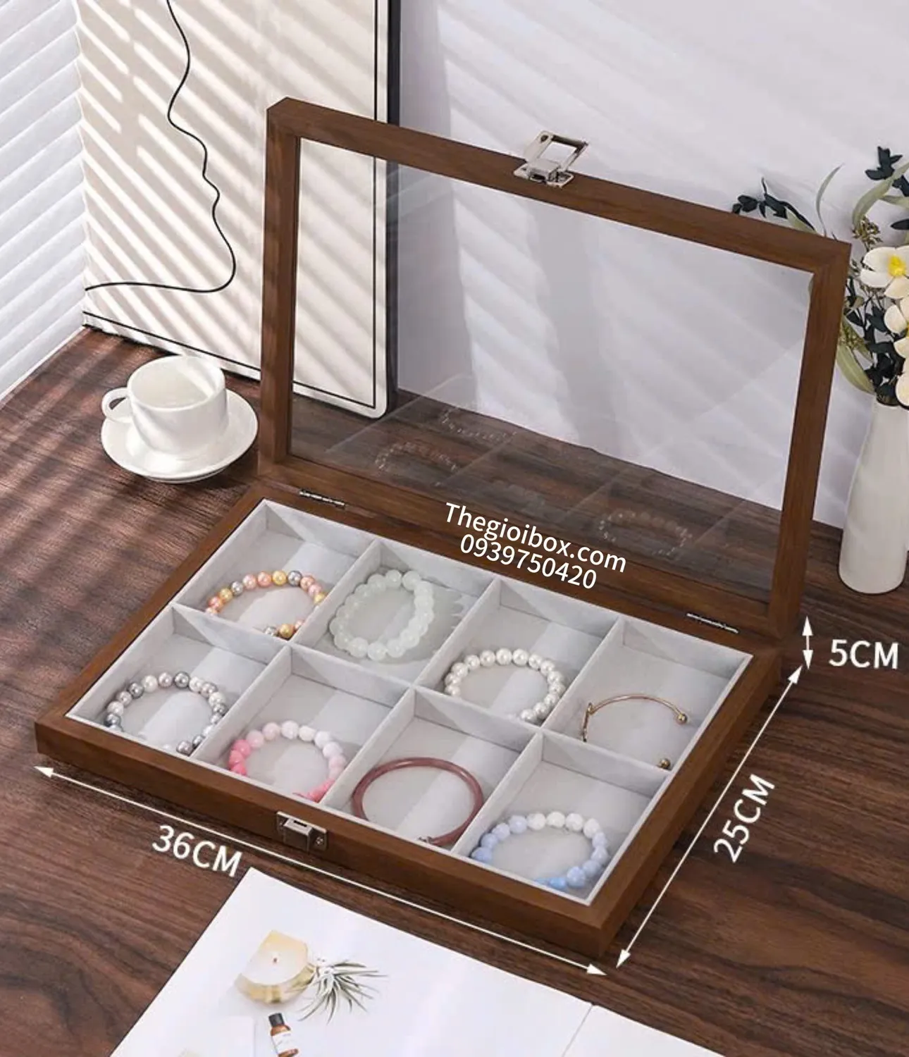 Hộp len đựng trang sức handmade mang lại vẻ đẹp tinh tế và cá nhân hóa cho không gian sống