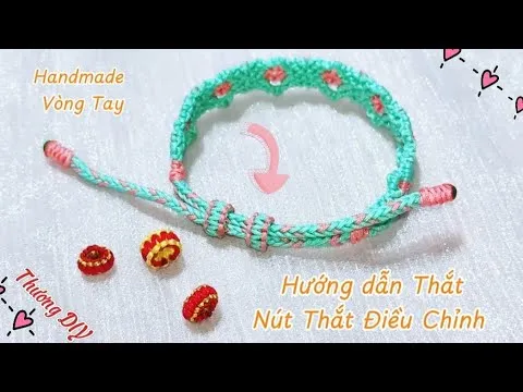 Kỹ thuật thắt nút Macrame cơ bản giúp bạn dễ dàng tự tay tạo nên chiếc vòng tay tinh tế