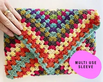 Sản phẩm túi chống sốc laptop bằng len handmade đầy tính nghệ thuật và sáng tạo