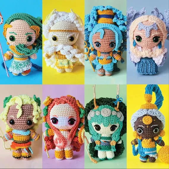 Nghệ thuật phối màu là linh hồn giúp các sản phẩm amigurumi trở nên sống động và có chiều sâu