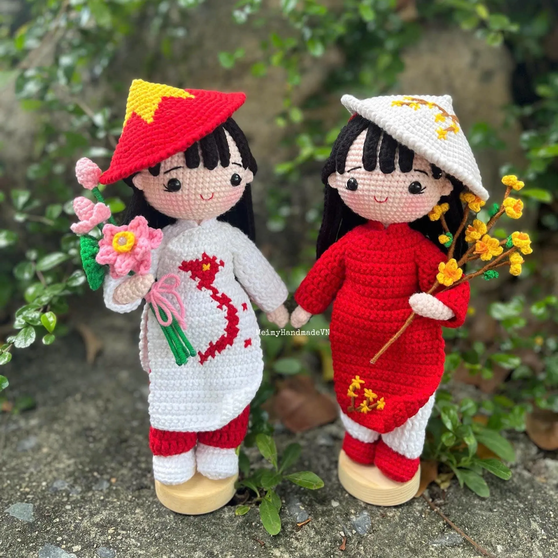 il_fullxfull-7083424609_jzxi Sản phẩm búp bê len Amigurumi mặc áo dài một biểu tượng của sự giao thoa văn hóa