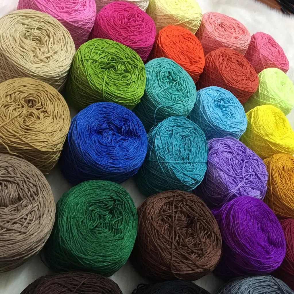 len-soi-cotton-viet-nam-tswool Lựa chọn len sợi và kim móc phù hợp là yếu tố then chốt cho người mới