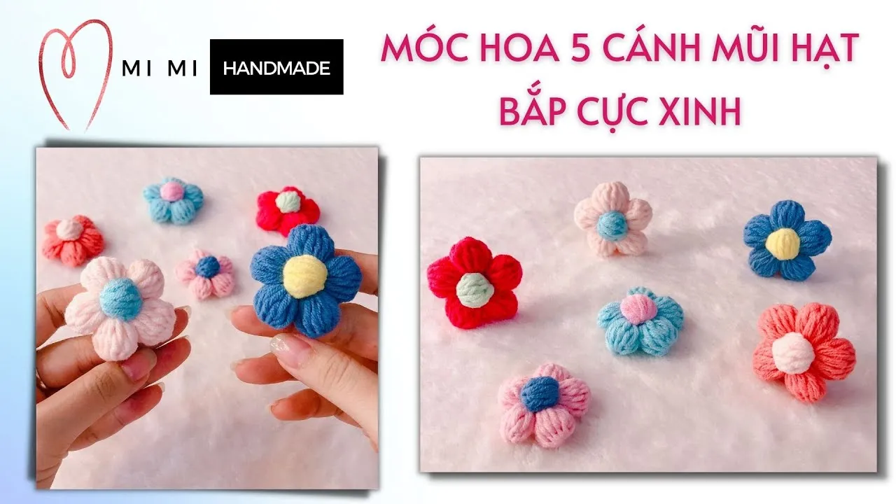 Kỹ thuật tăng mũi giúp cánh hoa bằng lăng len có độ xoăn tự nhiên và mềm mại