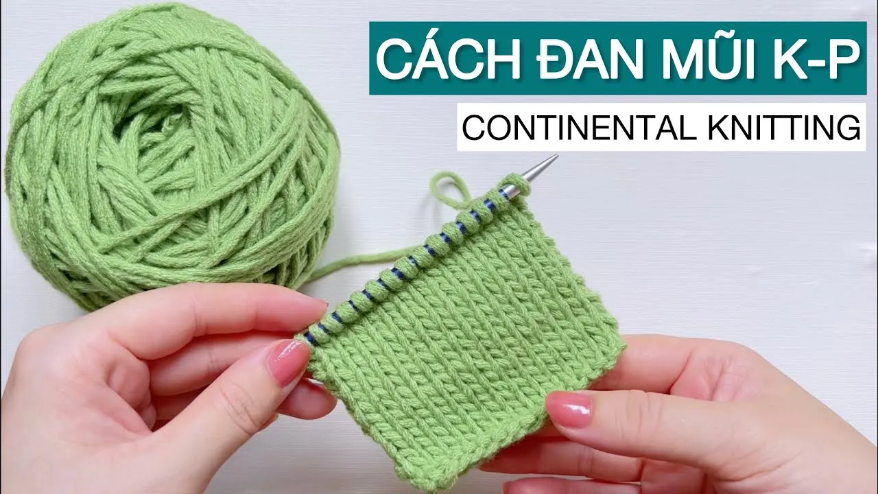 Các mũi đan cơ bản là nền tảng để tạo nên những họa tiết khăn len tinh tế
