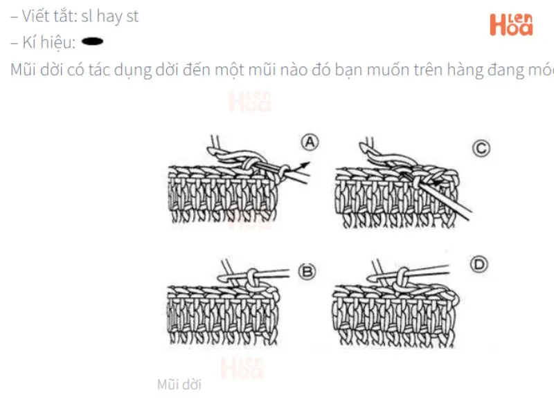 Kỹ thuật móc vào chân mũi phía sau giúp định hình thành hộp vuông vức