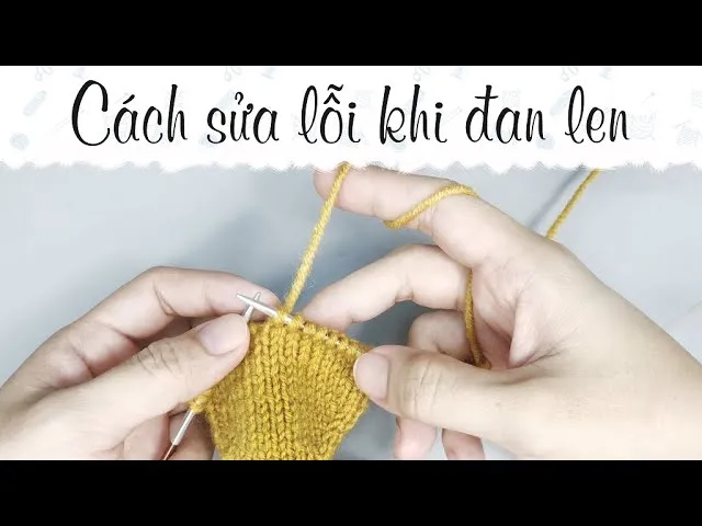 Xử lý lỗi sai một cách khéo léo giúp bảo toàn thẩm mỹ cho chiếc khăn