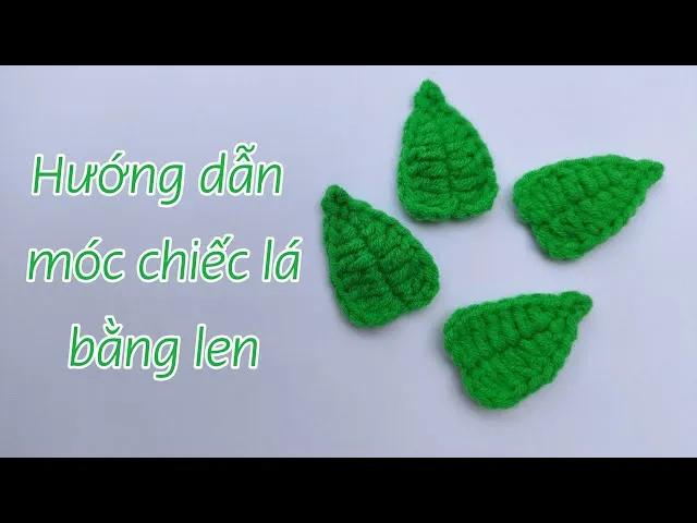 Kỹ thuật móc lá liễu cần sự tỉ mỉ để tạo ra độ thon dài tự nhiên