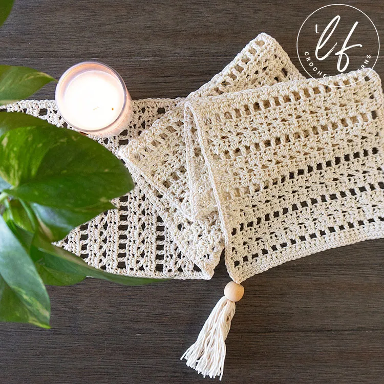 table-runner-crochet-pattern Học cách giải mã ký hiệu chart móc tiếng Anh mở ra cánh cửa sáng tạo vô tận