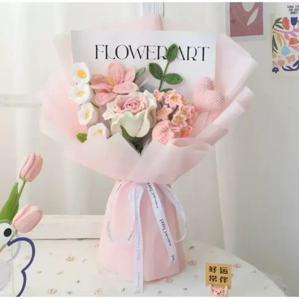 Lựa chọn giấy gói phù hợp là yếu tố then chốt giúp bó hoa len lên dáng chuẩn và sang trọng