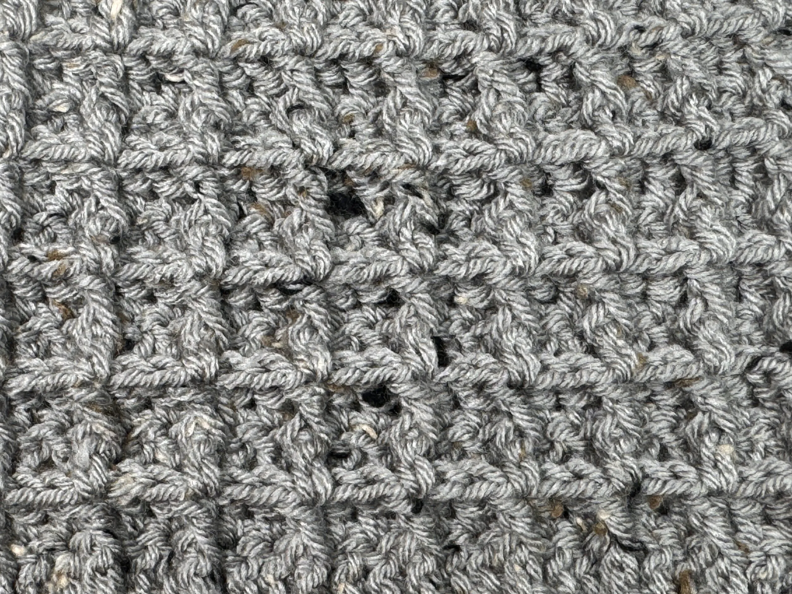 Kỹ thuật móc tổ ong Waffle Stitch tạo độ dày và sự đàn hồi tuyệt vời cho đệm lót